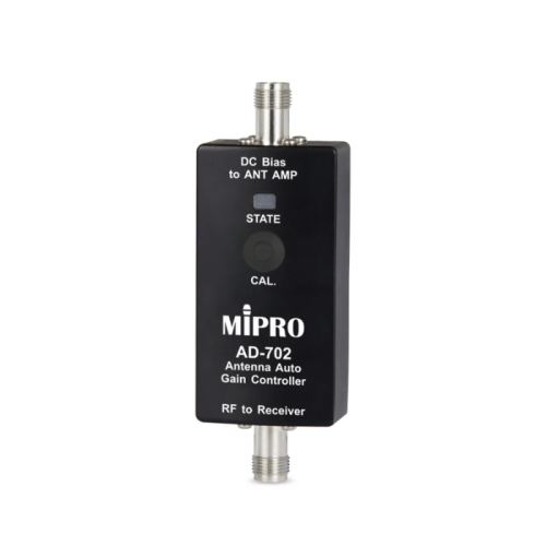 MIPRO AD-702 UHF Wideband Single-Channel Antenna Auto Gain Controller - Black