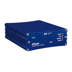 محول صوت WorkPro DD4 Dante 4x4 - أسود