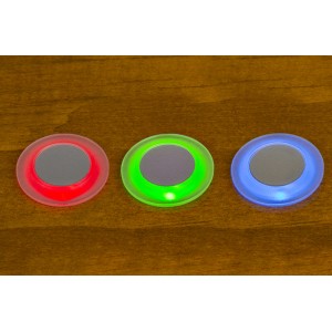 مفتاح لمس مبرمج بإضاءة LED RGB للتثبيت المدمج عبر الطاولة Clockaudio TS 003