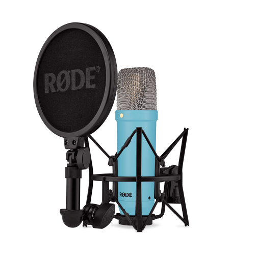 ميكروفون استوديو مكثّف RØDE NT1 Signature Series - باللون الأزرق