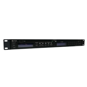 جهاز تشغيل الموسيقى TOA MD-210CTU-EB (مشغل أقراص CD / USB / SD / FM) - أسود
