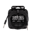 Ernie Ball P06434 كابل آلة موسيقية فليكس بطرف مستقيم / مستقيم بطول 10 أقدام - أسود