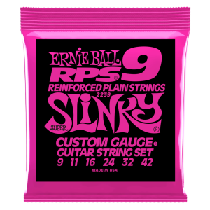 Ernie Ball - P02239 Super Slinky RPS Nickel Wound Electric Guitar Strings - 9-42 Gauge