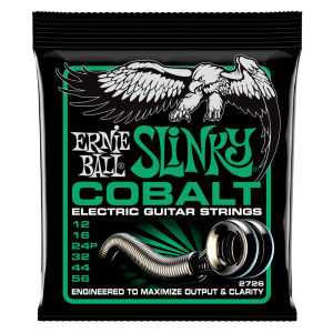 Ernie Ball Not Even Slinky Cobalt Electric Guitar Strings - 12-56 Gauge - P02726