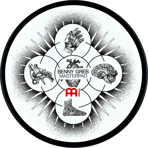 Meinl MPP-6-BG وسادة تدريب مقاس 6 بوصة Benny Greb Masterpad