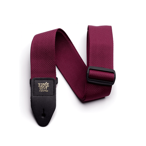 Ernie Ball Burgundy Polypro Guitar Strap - P04047 Ernie Ball Burgundy Polypro Guitar Strap - P04047
