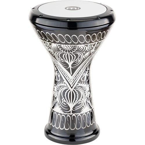 Meinl Percussion دومبك ألومنيوم مقاس 8½ بوصة، محفور يدويًا، رأس صناعي