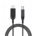 كابل PeopleLink USB 3.0 (AM-BM) AOC بطول 15 متر - أسود