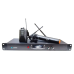 PeopleLink UHF Wireless Mic with Two Lavalier/Headband Mics - Black