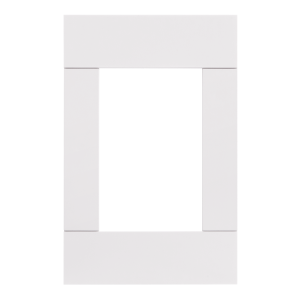 كريسترون HZ-FP-G1-W لوحة أمامية Horizon™، وحدة واحدة (1-Gang) - باللون الأبيض