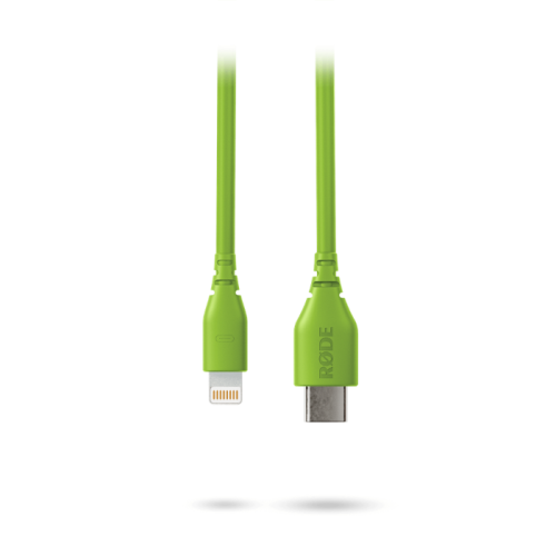 كابل RODE SC21 من USB-C إلى Lightning بطول 30 سم - أخضر كابل RODE SC21 من USB-C إلى Lightning بطول 30 سم - أخضر