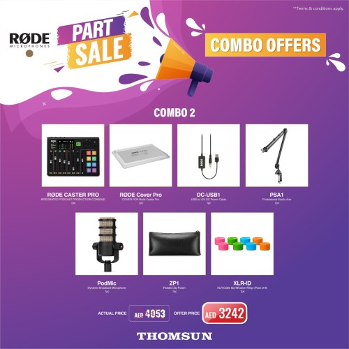 Combo Offer - Rodecaster Pro