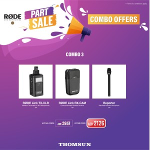 Combo Offer - Rodelink TX-XLR, RX-CAM 