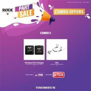 Combo Offer - Rode Wireless GO II Single 