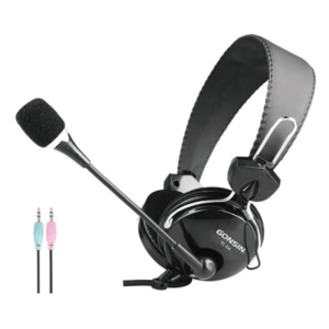 GONSIN TC-D4 Interpreter Stereo Headset - Black