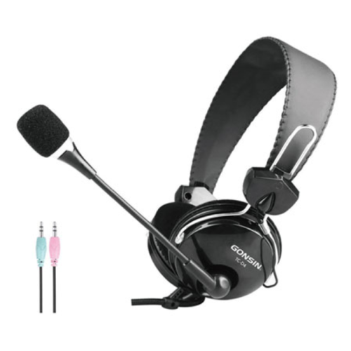 GONSIN TC-D4 Interpreter Stereo Headset - Black GONSIN TC-D4 Interpreter Stereo Headset - Black