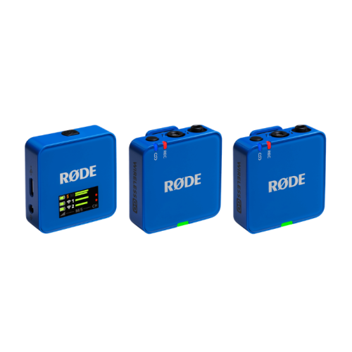 نظام ميكروفون لاسلكي مدمج Rode Wireless GO (الجيل الثالث) - لون كوبالت