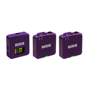 نظام ميكروفون لاسلكي مدمج Rode Wireless GO (الجيل الثالث) - أرجواني