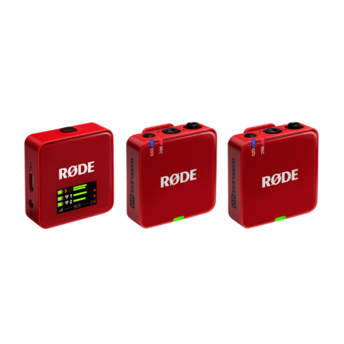Rode Wireless GO (Gen 3) Compact Wireless Microphone System - Red