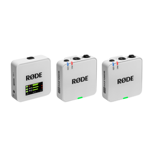 Rode Wireless GO (Gen 3) Compact Wireless Microphone System - White Rode Wireless GO (Gen 3) Compact Wireless Microphone System - White