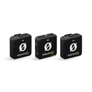 نظام ميكروفون لاسلكي مدمج مزدوج رود Wireless ME – باللون الأسود