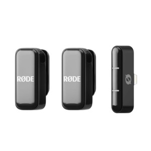 ميكروفون لاسلكي فائق الصغر رود Wireless Micro، إصدار لايتنينج – باللون الأسود