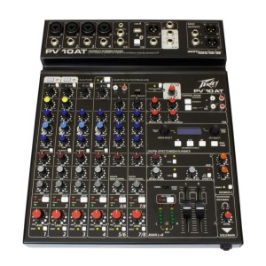 Peavey PV 10 AT-10 Channel Mixer With Auto Tune , Bluetooth And USB-03612652